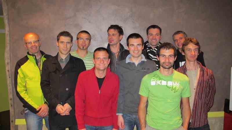 Photo de l'équipe de HB VTT novembre 2011